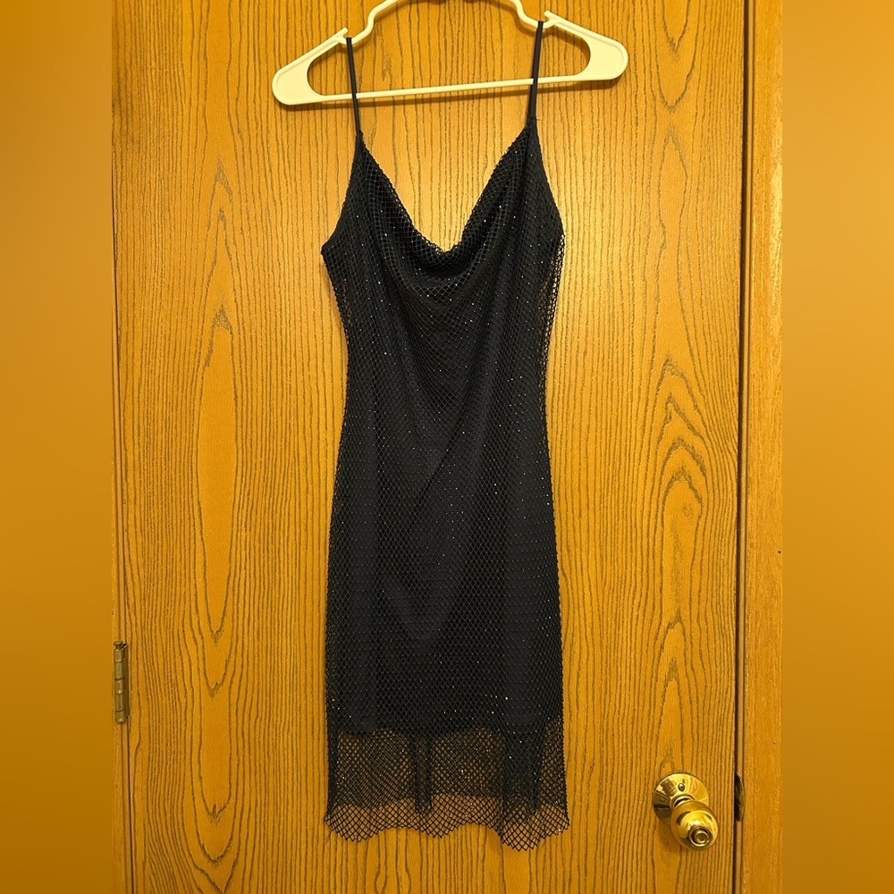 Elegant Navy Dress